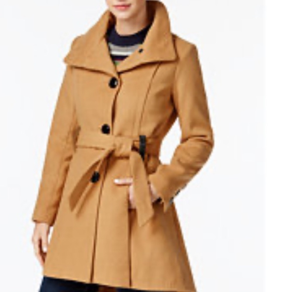 NWTs Women’s Madden Girl Drama Skirted Pea Coat
